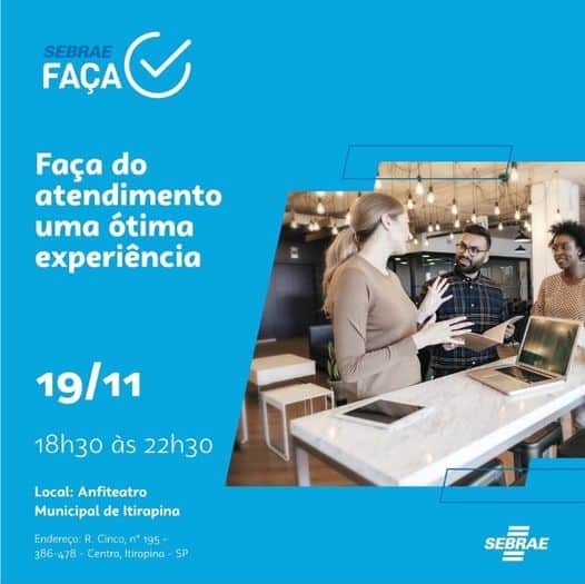 Faça ótima experiência do atendimento