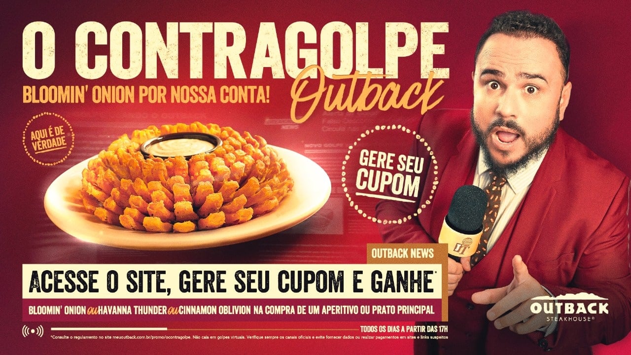 Outback presenteia clientes com cupons exclusivos