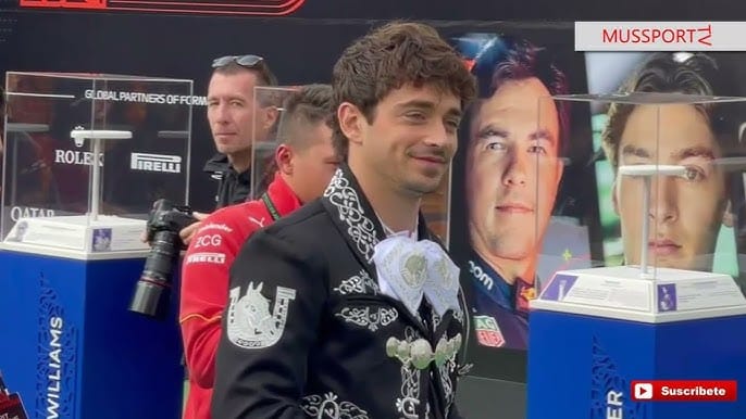 Leclerc se veste de mariachi