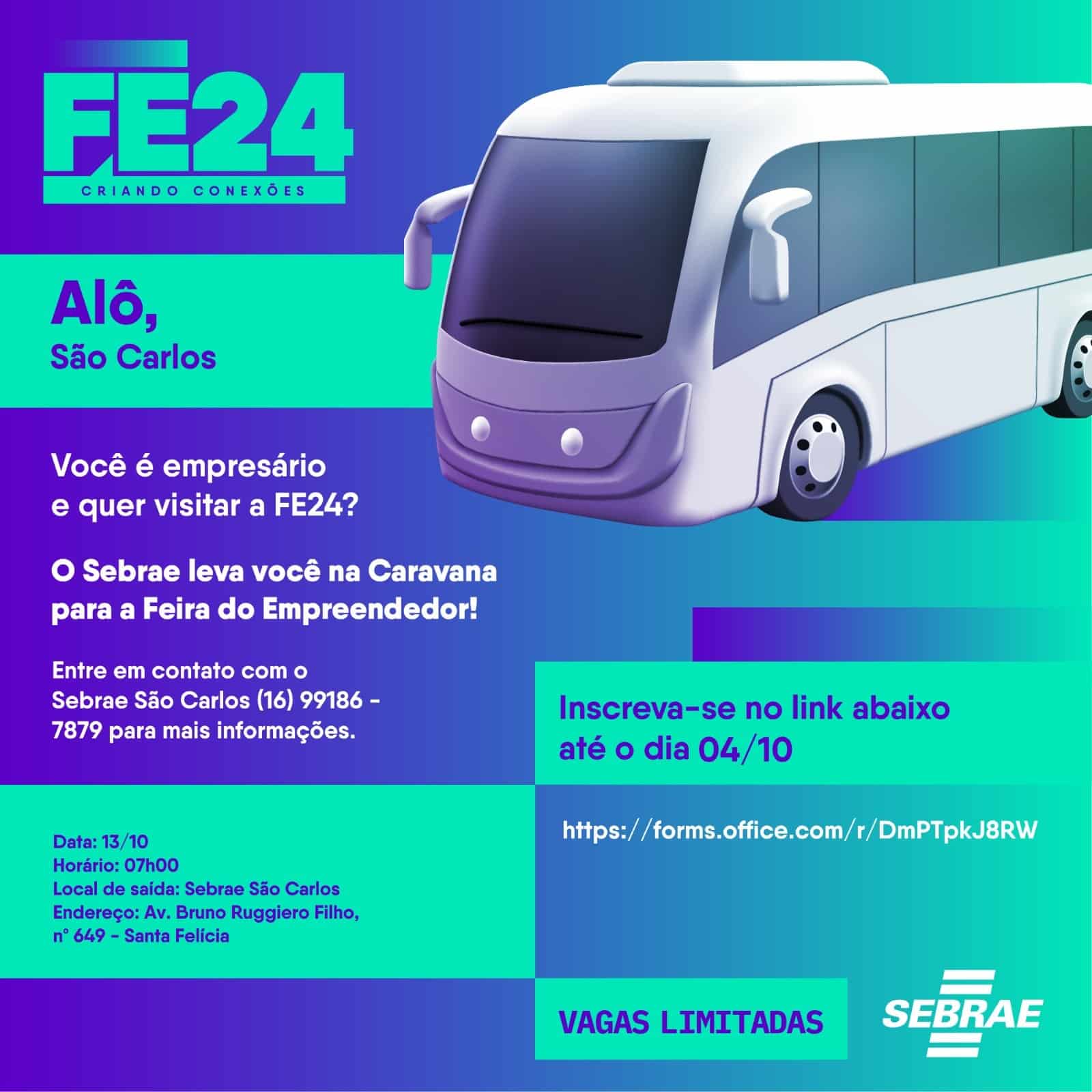 ACISC e Sebrae convidam para a Feira do Empreendedor 2024