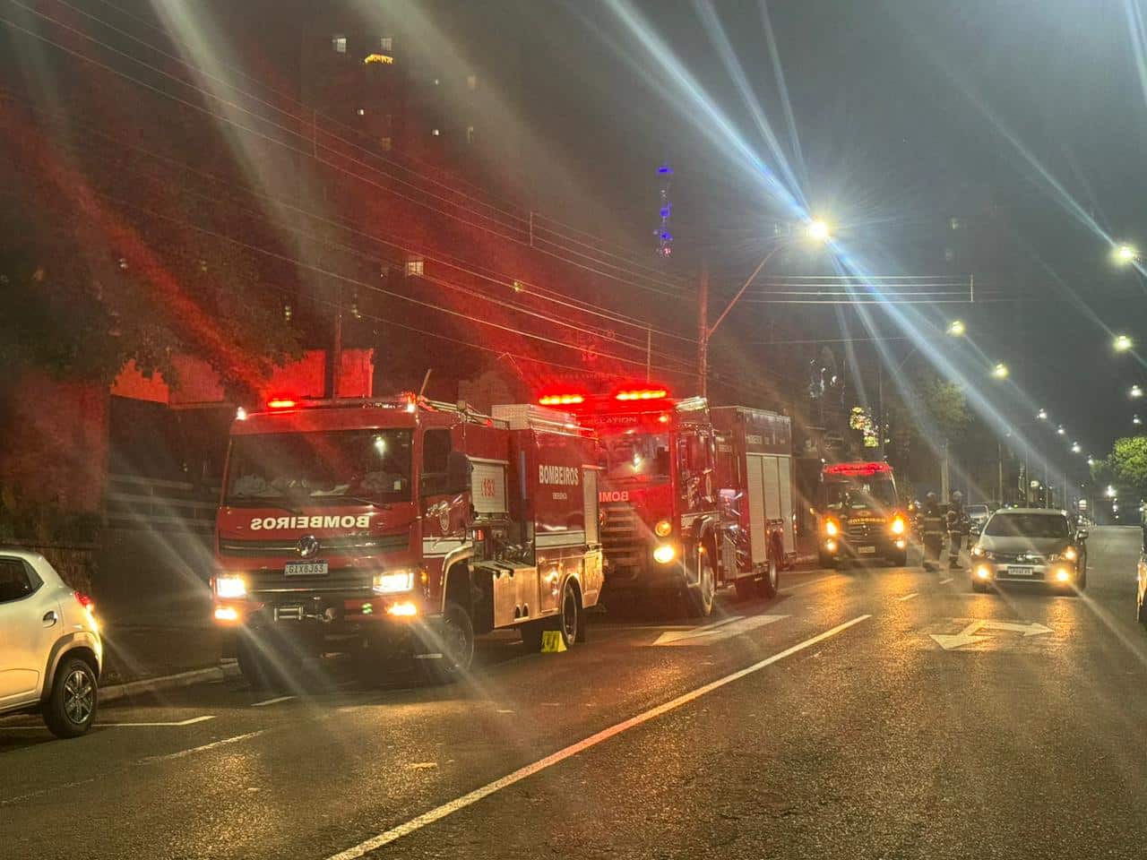 Incêndio acontece em bar da Avenida São Carlos