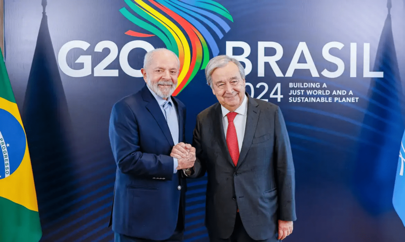 Lula encontra Guterres e defende continuidade