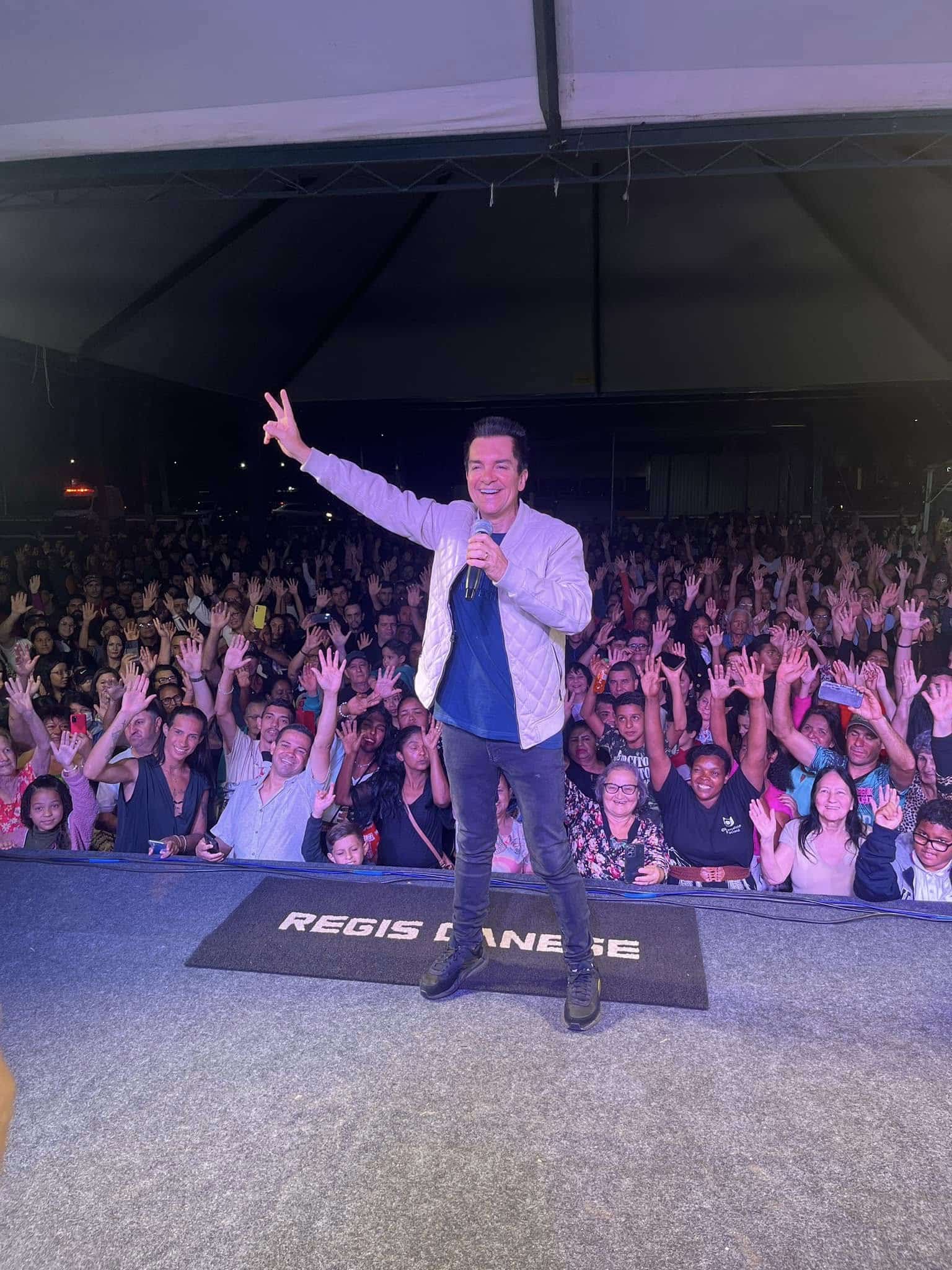 Regis Danese teve sucesso de público