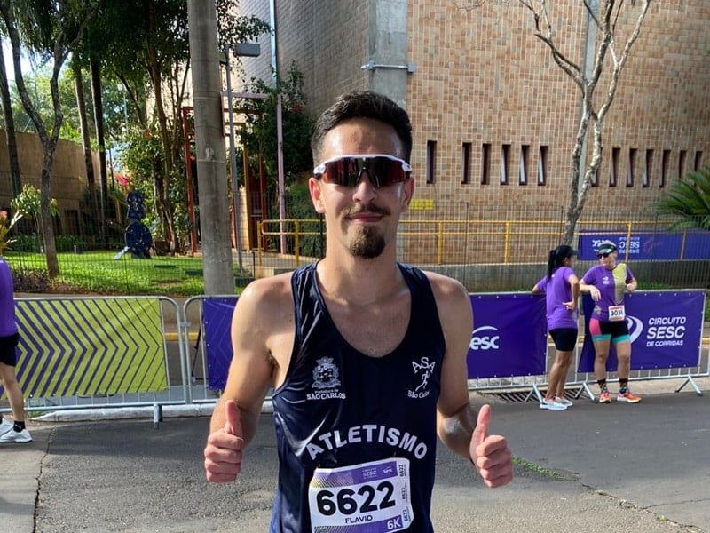 Atleta de São Carlos fica em 2º lugar na Corrida Sesc