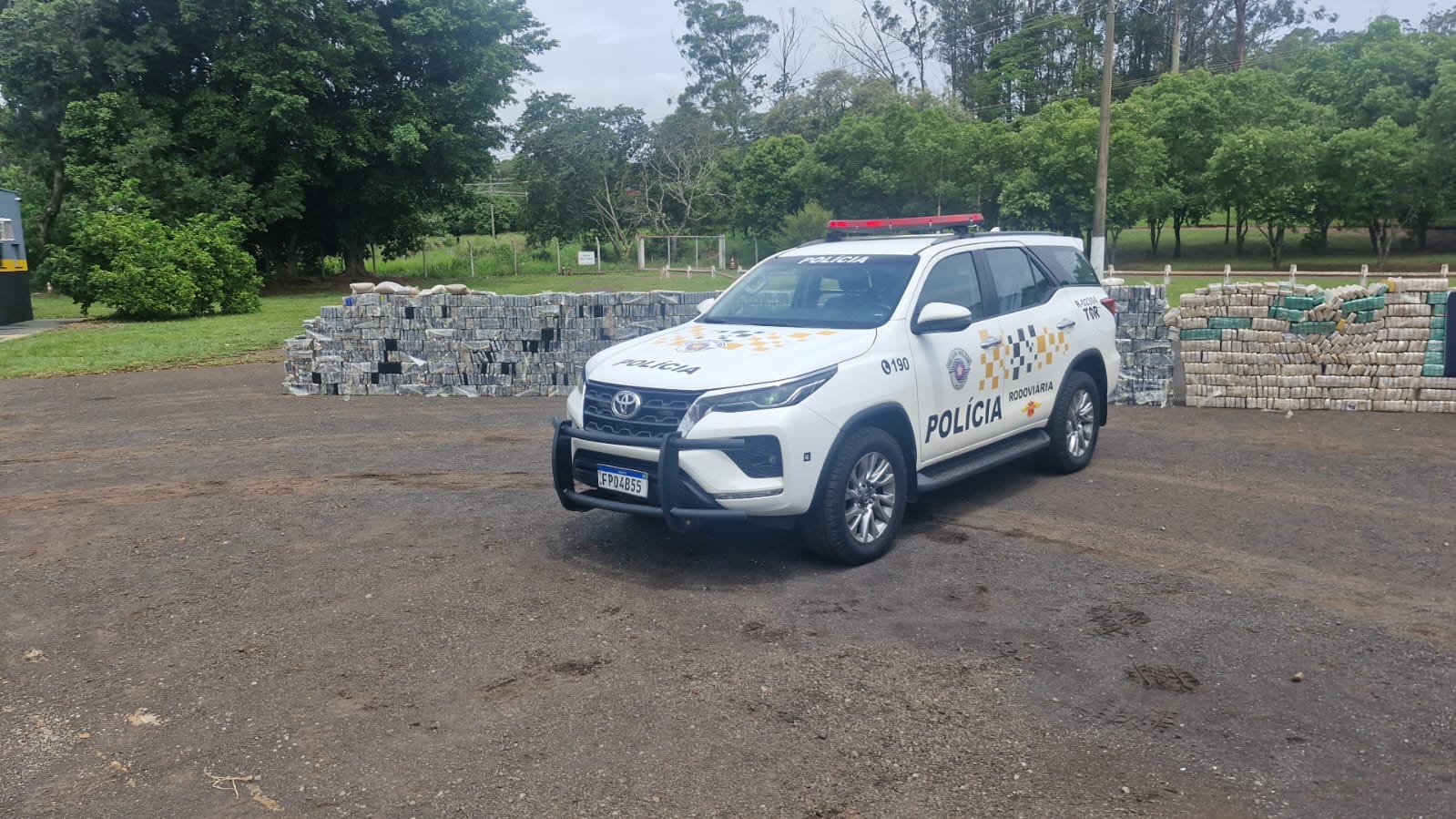 PM faz maior apreensão de cocaína da história de SP