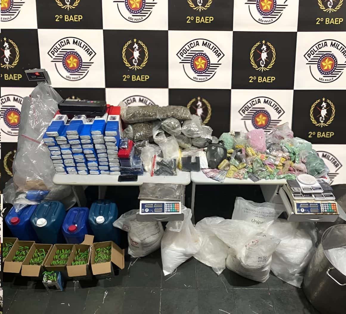 PM apreende mais de 150 kg de drogas