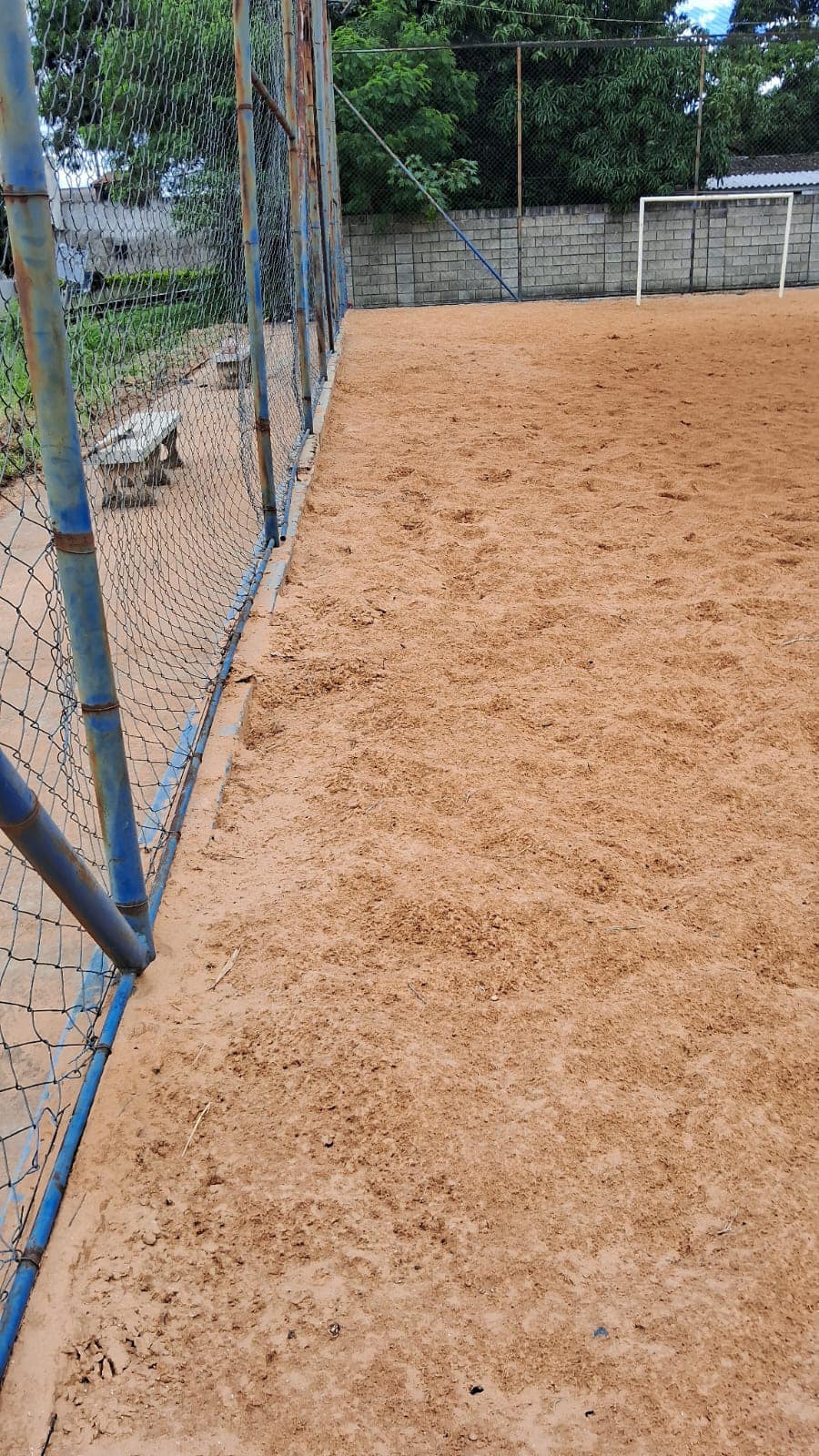 Limpeza e manutenção dos campinhos