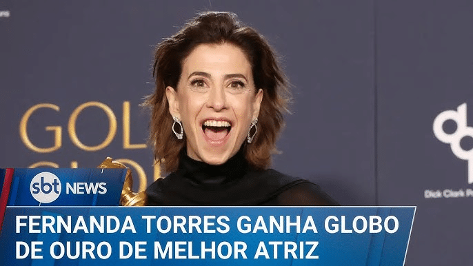 Fernanda Torres leva Globo de Ouro por atuação em filme