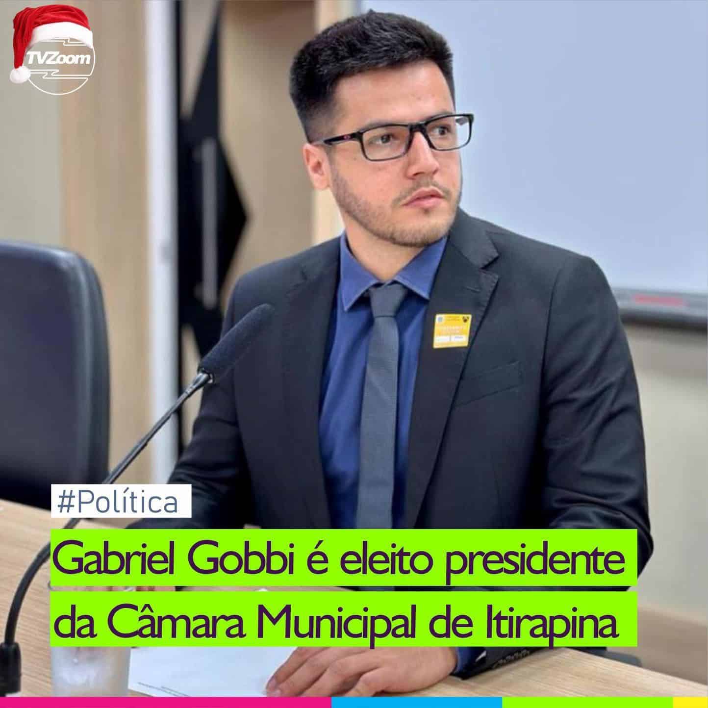 Gabriel Gobbi é eleito presidente da Câmara