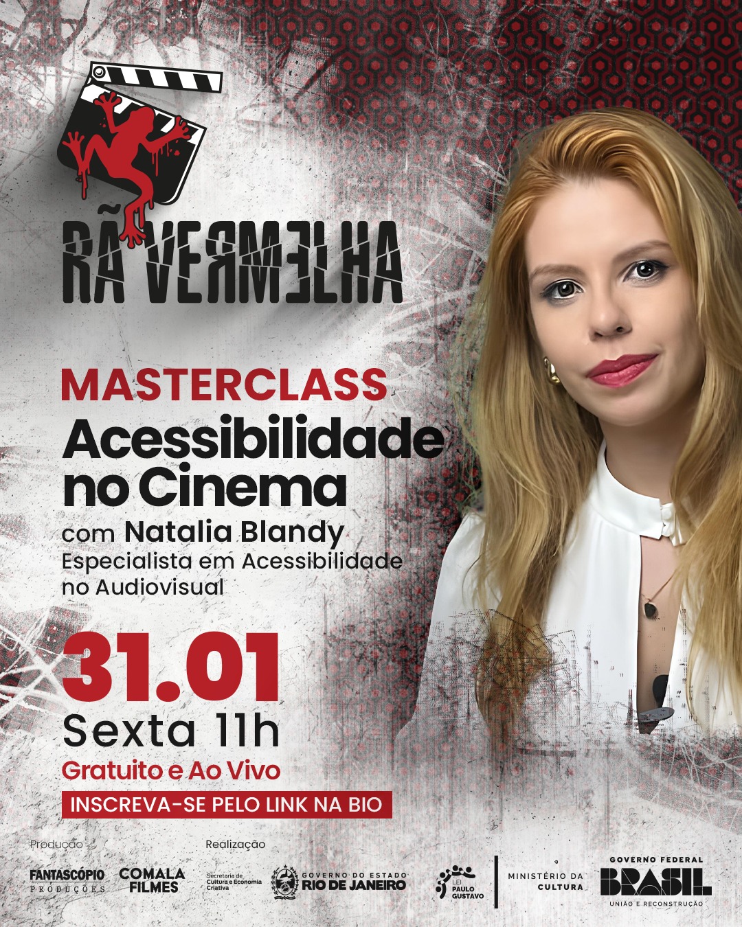 Tema terá masterclass gratuita