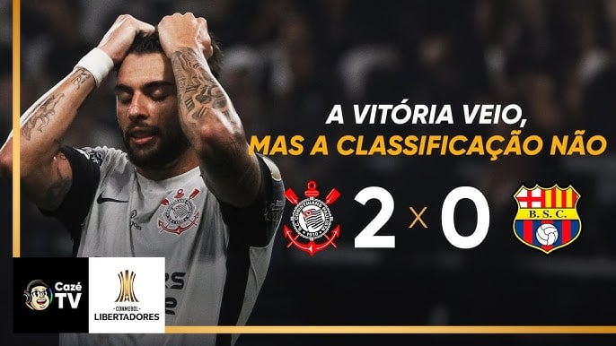 Corinthians vence Barcelona, mas não garante vaga 