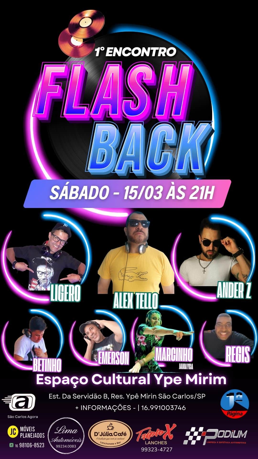 Sábado tem encontro de DJs